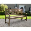 Renaissance Outdoor Hand-scraped Hardwood Bench