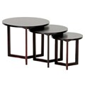 Hess Dark Brown Modern Nesting Table