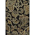 Allestra Symphony Black Rug (5' x 8')