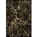 Allestra Melancholic Garden Grey Rug (5' x 8')