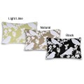 Thro Terry Bird/ Leaf Print Rectangle Decorative Pillow