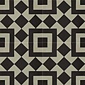 Granada Black and White Echo Collection Cement Tiles (50 tiles)