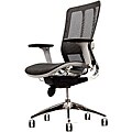 Grey Low-Back Modern Office Chair