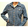 Live A Little Women's Cropped Denim Jacket