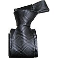 Dmintry Men's Grey Italian Silk Plaid Neck Tie