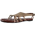 Jacobies by Beston Women's 'Good-06' Khaki Sandals