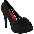 JACOBIES By Beston Women's 'LILY-17' Peep Toe pumps