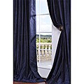Navy Dupioni Silk 120-inch Curtain Panel