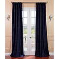 Navy Dupioni Silk 120-inch Curtain Panel