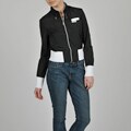 Members Only Women's Nylon Color-Block Bomber Jacket
