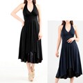 Evanese Women's Sexy Halter Neck Dress