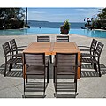 St. Denis Teak/ Plastic Wood 9-piece Dining Set