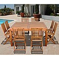 Nantes 9-piece Teak Dining Set