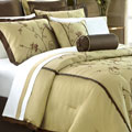 EverRouge Angelica Gold Full-size 12-piece Room in a Bag with Cotton Sheets
