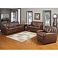Edward Bonded Leather Loveseat