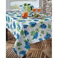 Hydrangea Printed Indoor/Outdoor 70-inch Round Tablecloth