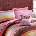 Roxy Summer Stripe Full-size 9-piece Bed in a Bag with Sheet Set