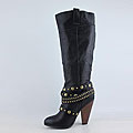 NYLA Women's MAYSAL Black Boots (Size 9.5)