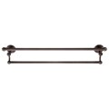 Belle Foret 24-inch Oil Rubbed Bronze Double Towel Bar