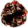 Cuff Luv Leopard and Rose Satin Magnetic Pin