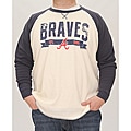 Stitches Men's Atlanta Braves Raglan Thermal Shirt