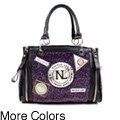 Nicole Lee Dana Animal Print Satchel Bag