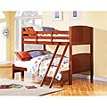 Armidale Mahogany Beadboard Twin-Full Bunk Bed
