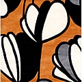 Hand-tufted Metro Soft Orange Wool Rug (6' Square)