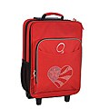 O3 Kids "Flag Heart" 16-inch Rolling Carry On Cooler Upright 