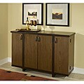 Geo Walnut Bar Cabinet