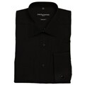 Jean Paul Germain Men's Black French Cuff Dress Shirt