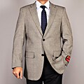 Mantoni Men's Light Taupe 2-Button Wool Sport Coat