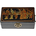 Hand-painted Elm Ming Keepsake Box (China)