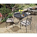 Stone Harbor 5-piece Slate Dining Set with Cambria Arm Chairs