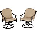 Home Styles Covington Cushioned Swivel Chair