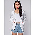American Apparel Women's White Hoodie