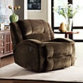 ETHAN HOME Bollington Chocolate Champion Microfiber Chair