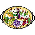Joan Baker Hand Painted Bread & Wine Tray