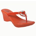 Bolaro by Beston Women's Orange Thong Sandals