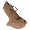 Privilegeo by Beston Women's 'Dexter' Tan Peep Toes