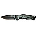 Defender All Black 8-inch Spring-assisted Folding Pocket Knife