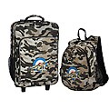 O3 Kids "Camo Airplane" Pre-School Backpack and Suitcase Set