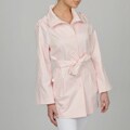 HAWKE and Co Women's Poly/Cotton Single Breasted Trench Coat