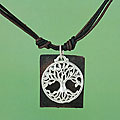 Handcrafted 2 Tone 'Tree Of Life' Pewter Necklace (India)