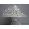 Swan Hat White Synamay Summer Hat