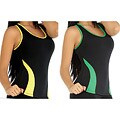 Fajate Women's 'Tierra' Racer Back Fitness Tank