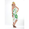 Small Green Gecko and Floral Sarong (Indonesia)