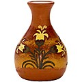 Decorative Ceramic 'L' Bottle Vase (Peru)