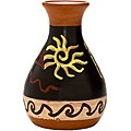 Decorative Ceramic 'J' Bottle Vase (Peru)