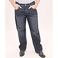 Jeans Colony Men's Relaxed Fit Embroidered Jeans